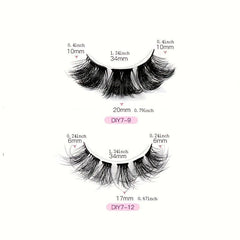 7 Pairs DIY Lash Clusters Extension False Eyelashes D Curling Long Lasting