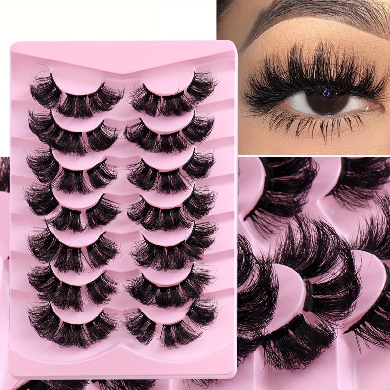 7 Pairs DIY Lash Clusters Extension False Eyelashes D Curling Long Lasting