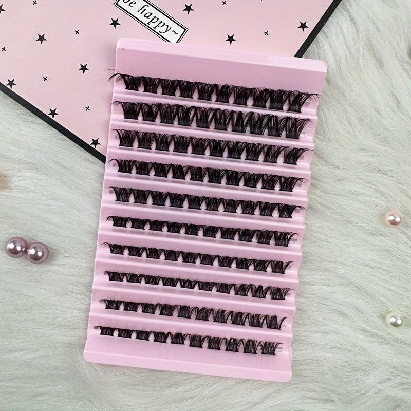 100pcs 8-16mm Mix D Curl Cluster Lashes Individual Lashes Lash Extensions