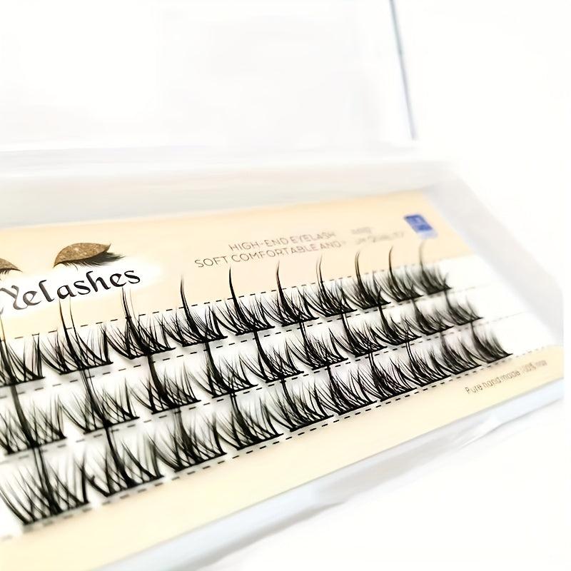 2 Boxes Segmented False Eyelashes Individual Eye Lashes Cluster DIY