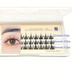 2 Boxes Segmented False Eyelashes Individual Eye Lashes Cluster DIY