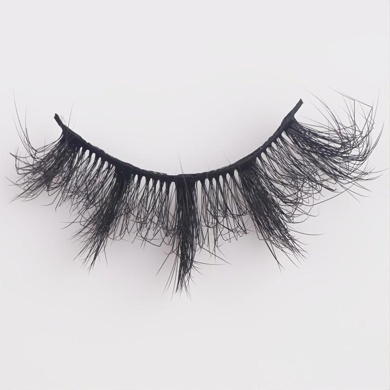 5 Pairs Fluffy False Eyelashes 3D Faux Mink Strip Lashes Pack