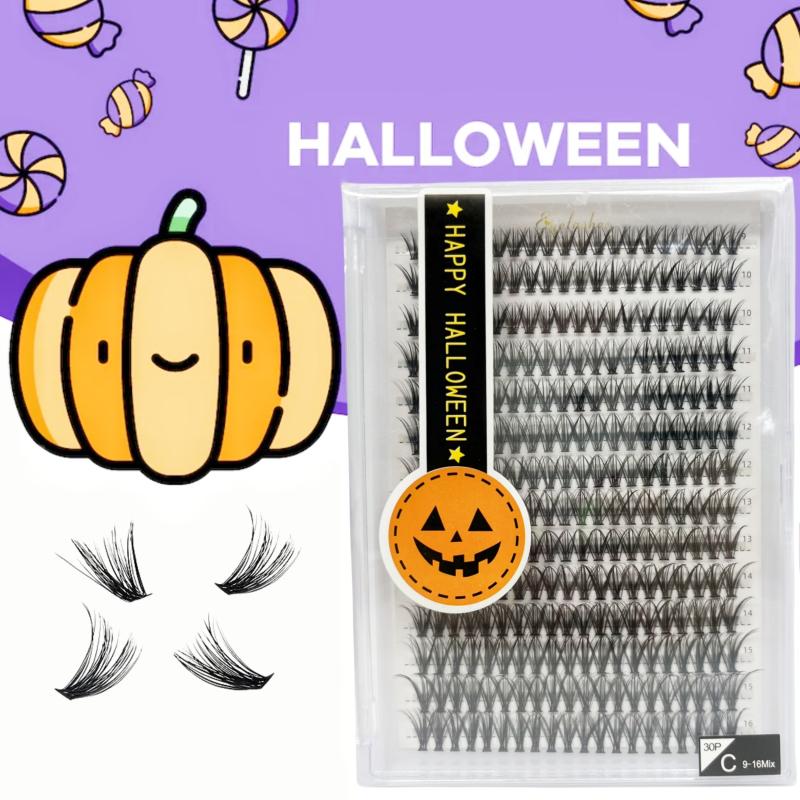 280 Pcs Prof Makeup Individual Eyelashes C Curly 9 16mm Fluffy