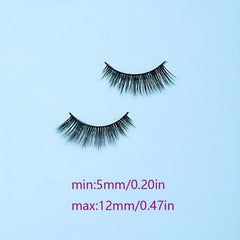 10 Pairs Winged End Eye Elongated False Eyelashes