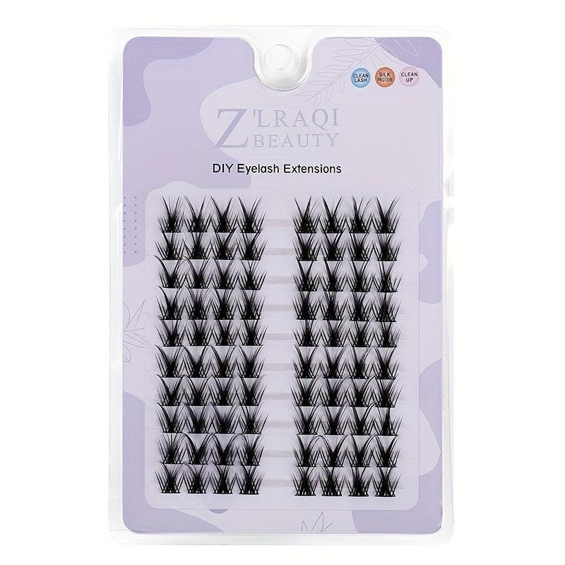 Segmented False Eyelashes DIY Cluster Lashes Extension Natural Thick Grafting