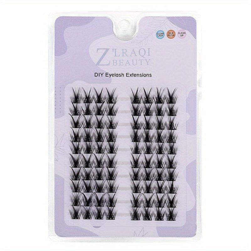 Segmented False Eyelashes DIY Cluster Lashes Extension Natural Thick Grafting