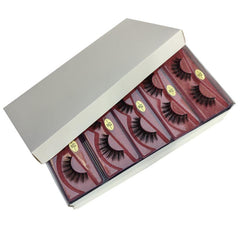 20 Pairs 3D Mink Lashes Natural False Eyelashes Set Glitter Boxes