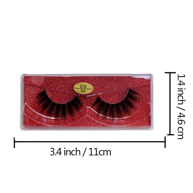 20 Pairs 3D Mink Lashes Natural False Eyelashes Set Glitter Boxes