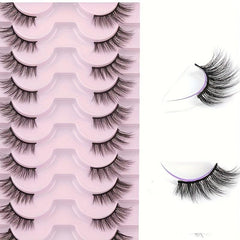 10 Pairs Natural Thick Fluffy Faux Mink False Eyelashes