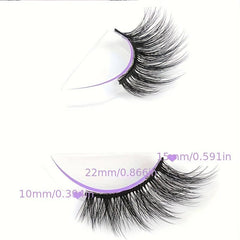 10 Pairs Natural Thick Fluffy Faux Mink False Eyelashes