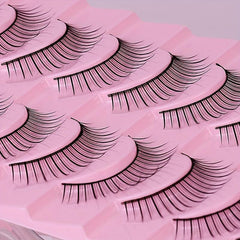 10 Pairs Natural Wispy Cosplay False Eyelashes