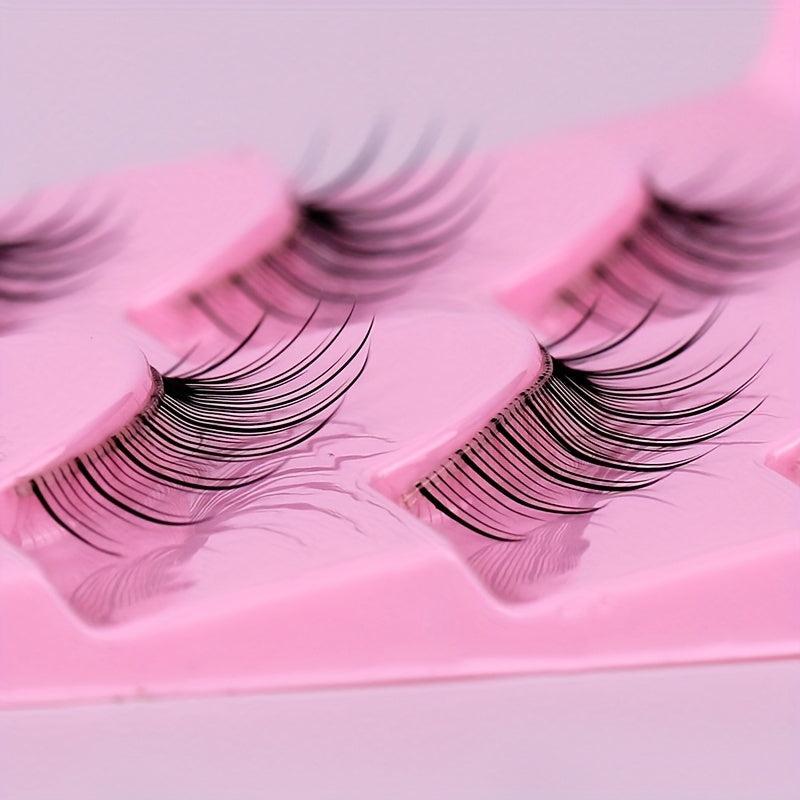 10 Pairs Natural Wispy Cosplay False Eyelashes
