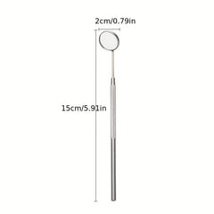 Eyelash Extension Grafting Mirror Stainless Steel Handle
