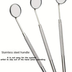 Eyelash Extension Grafting Mirror Stainless Steel Handle