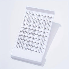 90pcs Cluster Eyelashes Fish Tail False Eyelashes 9 15mm Mix Tray