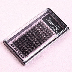 48 Pcs Cluster Style Individual Cluster Lashes DIY Eyelash Extension Kit