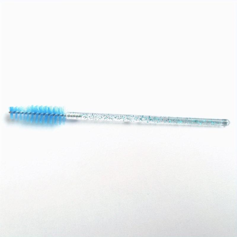 50pcs Crystal Eyelash Mascara Brushes for Daily Makeup and Eyebrow Grooming