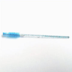 50pcs Crystal Eyelash Mascara Brushes for Daily Makeup and Eyebrow Grooming