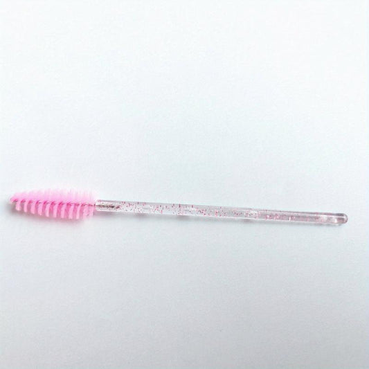 50pcs Crystal Eyelash Mascara Brushes for Daily Makeup and Eyebrow Grooming
