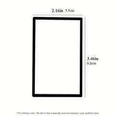 Portable Rectangular Pocket Mirror for Travel and Home Use