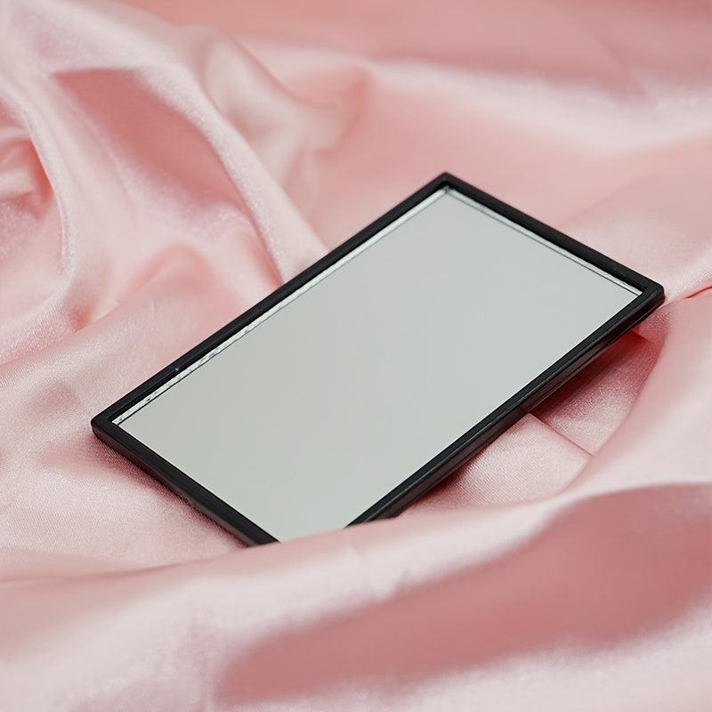 Portable Rectangular Pocket Mirror for Travel and Home Use