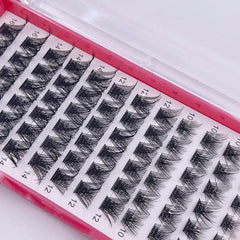 Lash Clusters 72 Pcs Individual Cluster Lashes D Curl Volume Lashes