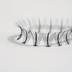 320Pcs Manga Lower Lashes Fishtail Style Eyelashes Cluster Extension