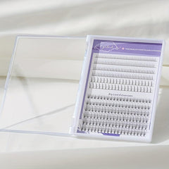 320Pcs Manga Lower Lashes Fishtail Style Eyelashes Cluster Extension