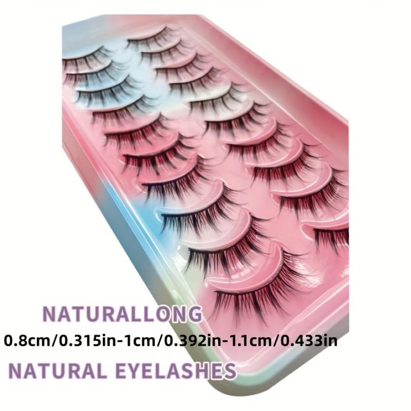3D Manga Lashes Natural Volume Crisscross Fluffy Anime Lashes