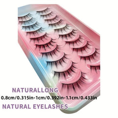 3D Manga Lashes Natural Volume Crisscross Fluffy Anime Lashes