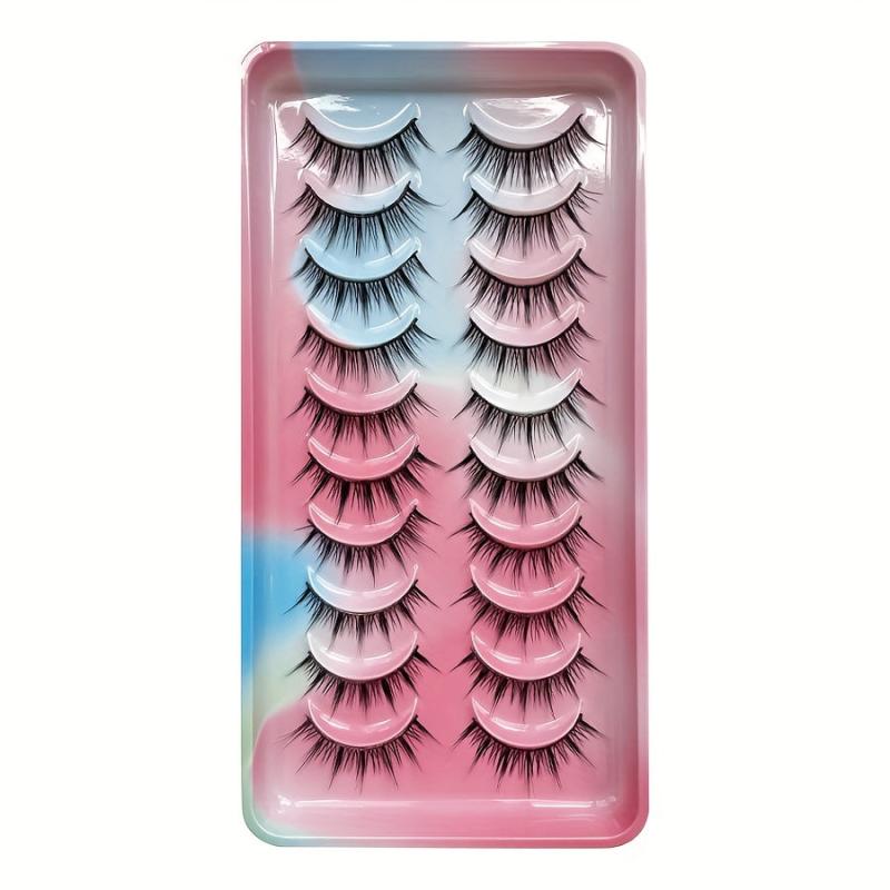 3D Manga Lashes Natural Volume Crisscross Fluffy Anime Lashes