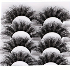 7 Pairs 3D Wispy Cat Eye Lashes Natural Look Strip False Eyelashes