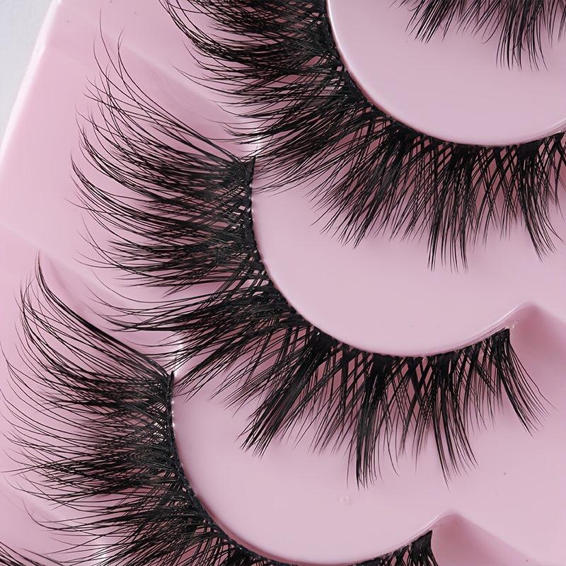 7 Pairs Little Devil Style Wispy Natural Look Lashes - Cosplay & Daily Makeup