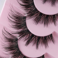 7 Pairs Little Devil Style Wispy Natural Look Lashes - Cosplay & Daily Makeup