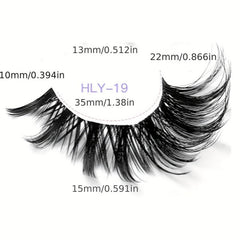 7 Pairs Little Devil Style Wispy Natural Look Lashes - Cosplay & Daily Makeup