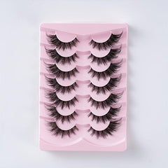 7 Pairs Little Devil Style Wispy Natural Look Lashes - Cosplay & Daily Makeup