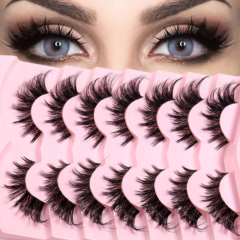 7 Pairs Little Devil Style Wispy Natural Look Lashes - Cosplay & Daily Makeup