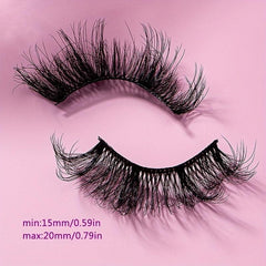5 Pairs 8D Fluffy False Eyelashes Dramatic Volume Cross Makeup False Eyelashes