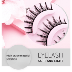5 10 Pairs Thick Style Cross Eye 3D False Eyelashes