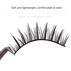 5 10 Pairs Thick Style Cross Eye 3D False Eyelashes