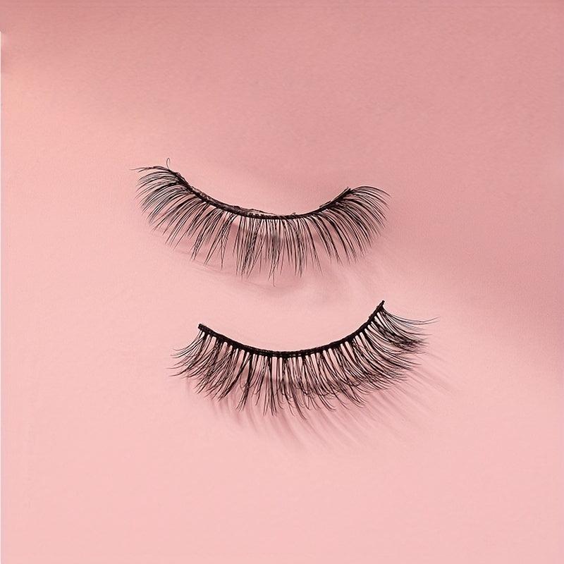 5 Pairs 3D Stereotic Cross False Eyelashes Natural Fish Tail Lashes