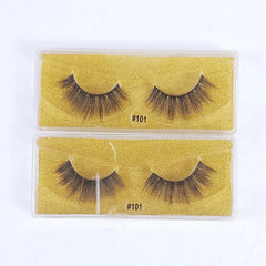 10 Pairs Natural False Eyelashes Mink Makeup Set for Perfect Look