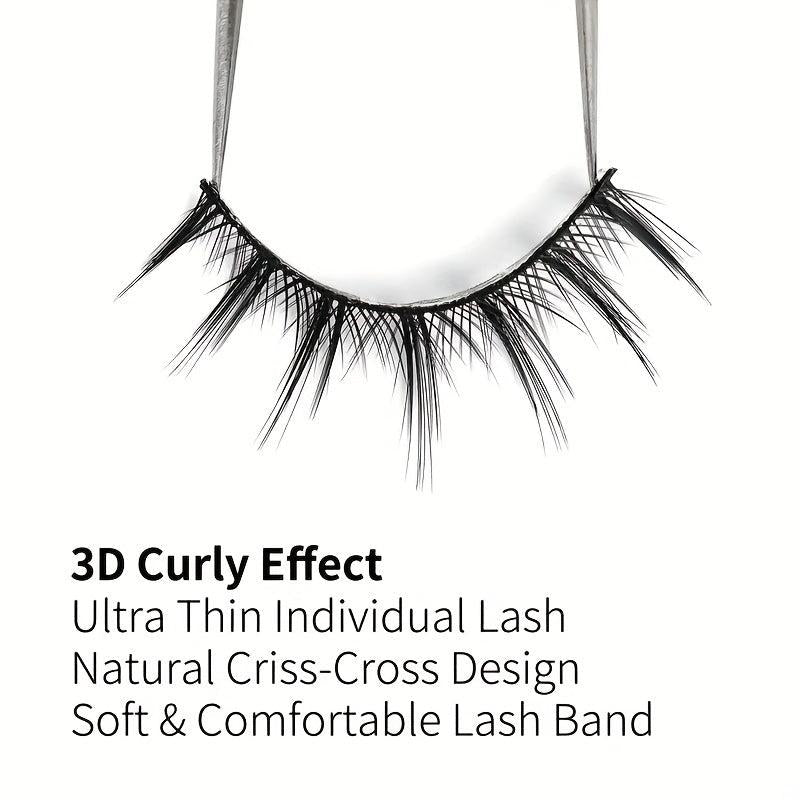 3D Mink Eyelash Extensions for Dance & Cosplay Natural Long Lasting