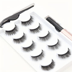 5 Pairs Magnetic Eyelashes Extension Kit Natural Look