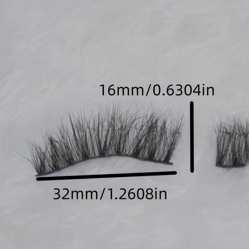 9 Pairs Natural 3D False Eyelashes Party Daily Wear For Women