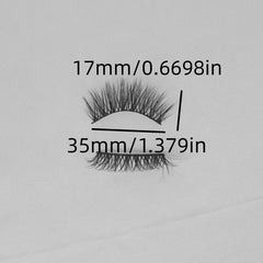 9 Pairs Natural 3D False Eyelashes Party Daily Wear For Women