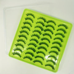 20 Pairs 3D Faux Mink False Eyelashes Two Styles Mixed Daily Natural Enlarged