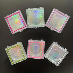 Square Pearl Eyelash Packaging Boxes - Protect and Organize Your Eyelashes