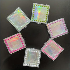 Square Pearl Eyelash Packaging Boxes - Protect and Organize Your Eyelashes