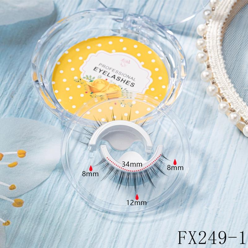 Buqikma Reusable False Eyelashes Waterproof and Easy to Apply